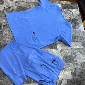 Jaanuu Blue Scrub Set